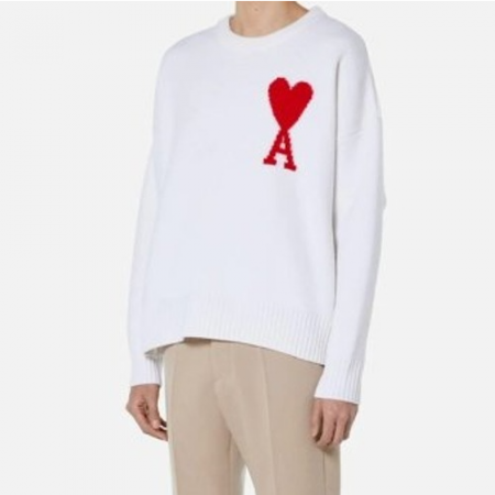 A*I 빅 하트 베이직 라운드 니트