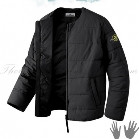 스톤 아일*드 노카라 경량 패딩