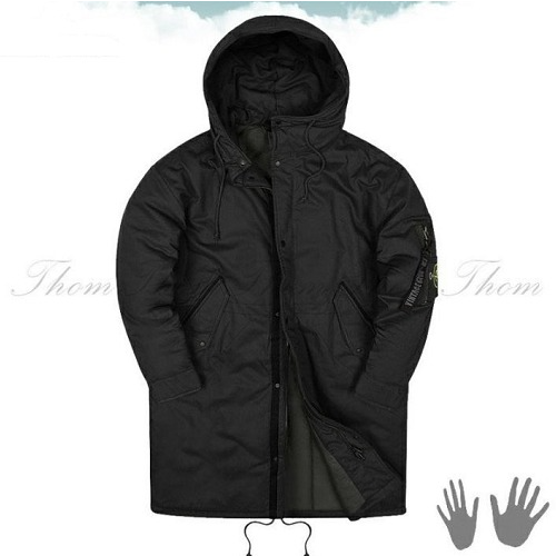 스톤 아일*드 패딩야상 점퍼