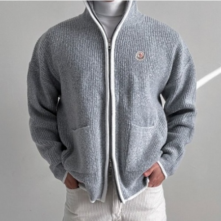 MONCL*R 울 터틀넥 니트집업