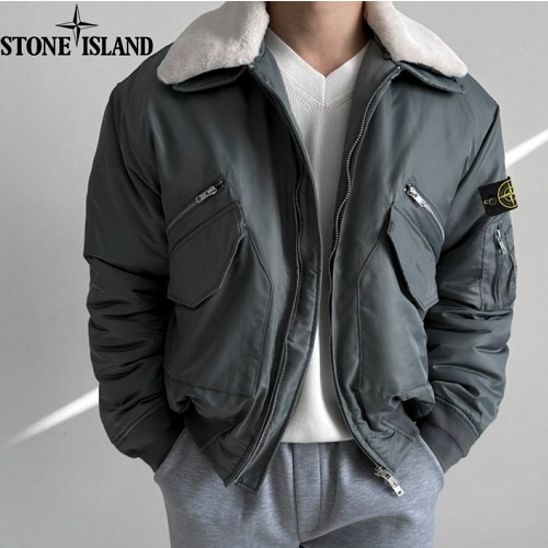 스톤 아일*드 양털 항공점퍼