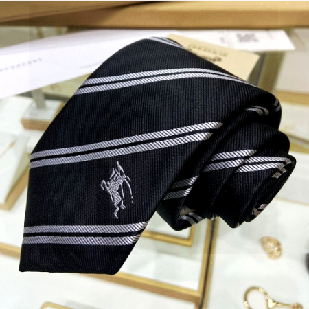 BURBERRY 라이더 사선 스트라이프 넥타이