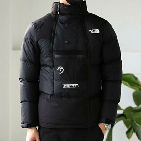 노스페*스   수입고급 더블지퍼 패딩 파카