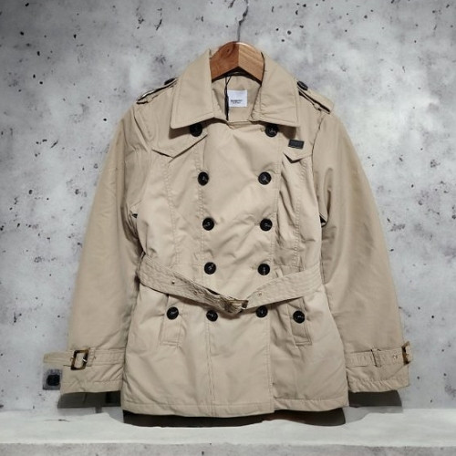 버*리  우먼 하프 트렌치 구스 자켓