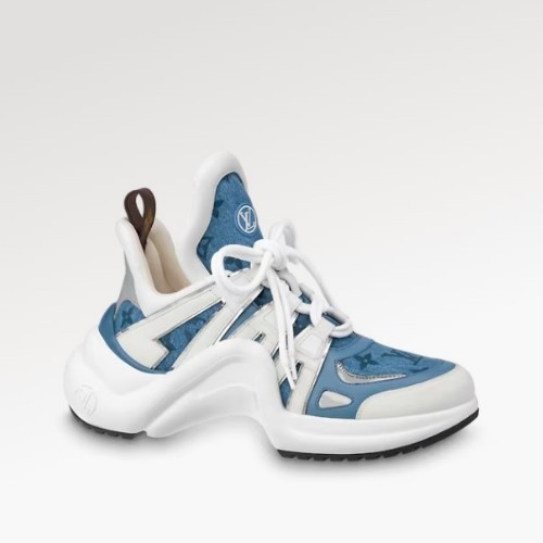 L*UIS VUITTON LV 아치라이트 스니커즈 - 데님 블루