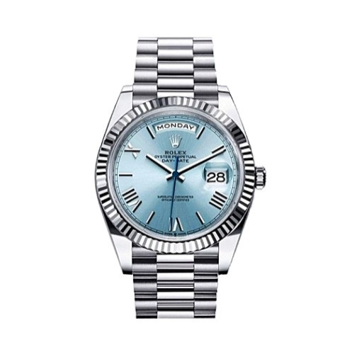 ROLEX 데이데이트 아이스블루다이얼