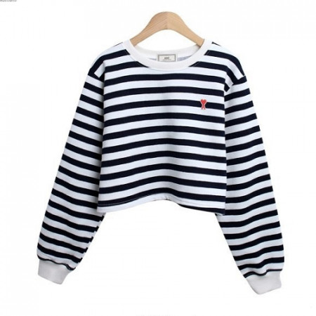 A*I  기모 크롭 단가라 맨투맨