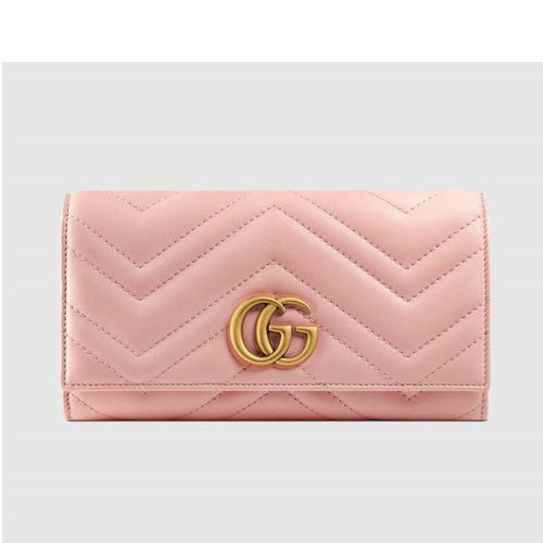 구찌 GG마몬트 장지갑 핑크