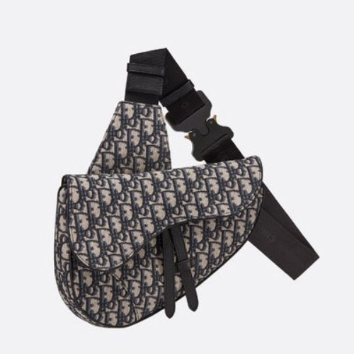 디올 옴므 오블리크 새들 크로스백