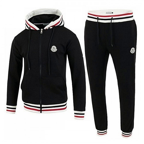 몽클*어   24SS 삼선 시보리 후드집업 트레이닝 셋트