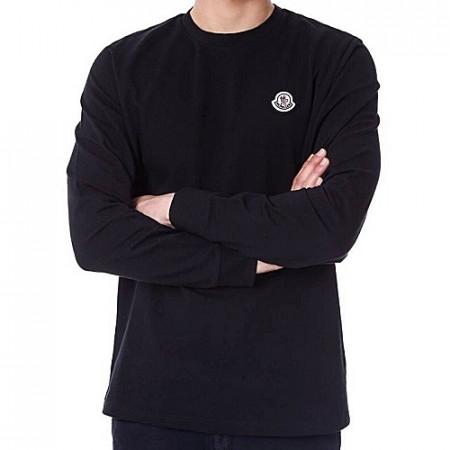 MONCLER 로고패치 레이어드 롱 슬리브 티셔츠