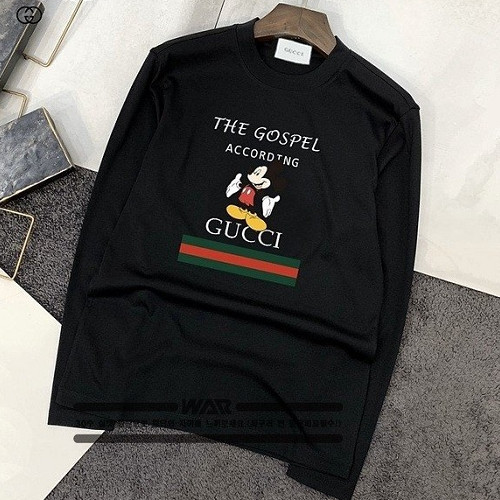 GUC*I  가스펠 미키 마우스 긴팔티셔츠