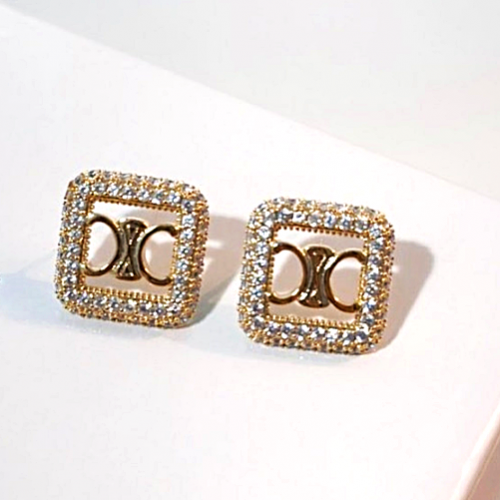 CELI*E  사각 스톤 귀걸이