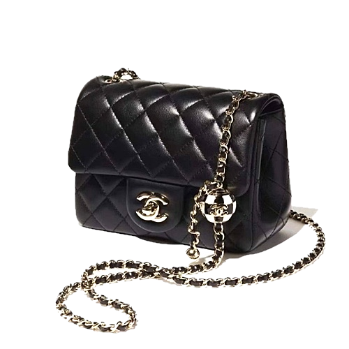 CHAN*L 샤넬 램스킨 미니 플랩백