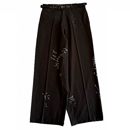 발렌시*가 BALENCIAGA 스크리블오버 테일러드 팬츠