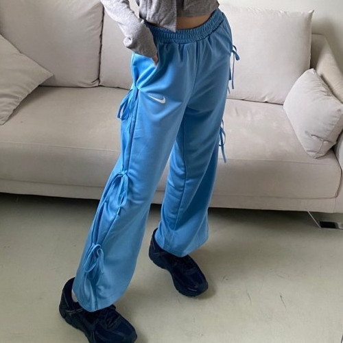 NIKE  N 여성 로고 리본 팬츠