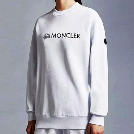 MONCLER 후로피 로고 맨투맨 - woman