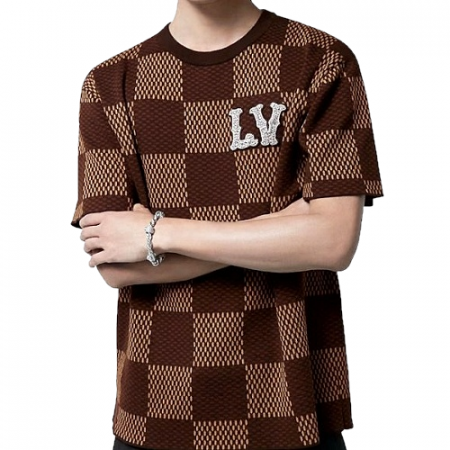 LOUIS VUITTON 다미에쥬얼 니티드 티셔츠