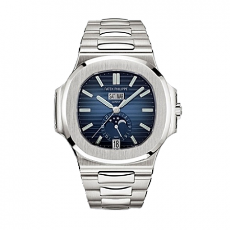 파텍필립 PATEK PHILIPPE 노틸러스 문페이즈 블루다이얼