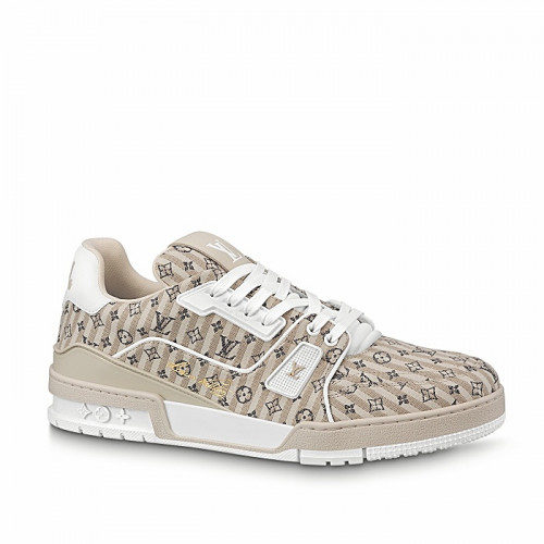 LOUIS VUITTON 트레이너 스트라이프 모노그램 스니커즈