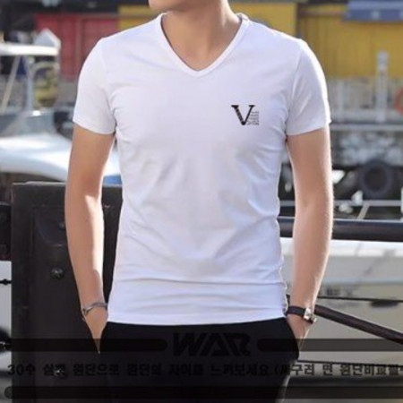 LOUIS VUITT*N  V 로고 v넥 티셔츠