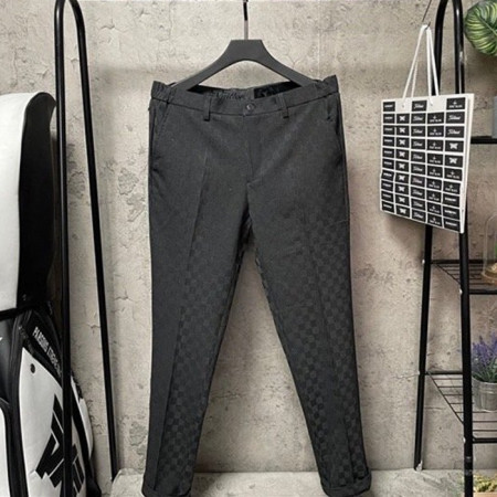 루이*통   다미체크 패턴 슬랙스