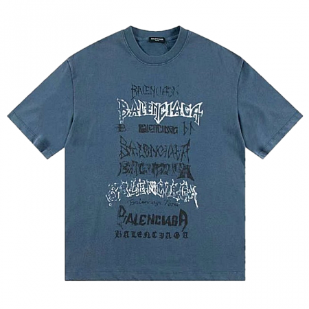 BALENCIAGA DIY 메탈 피그먼트 티셔츠