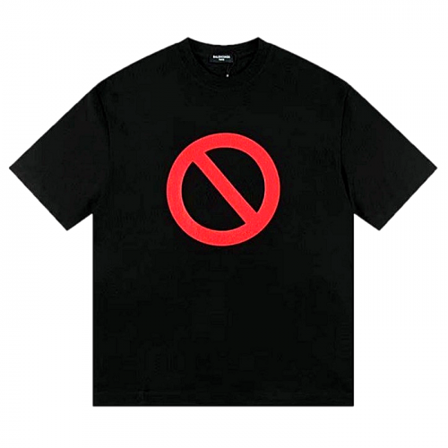 발렌시*가 BALENCIAGA 금지 반팔 티셔츠