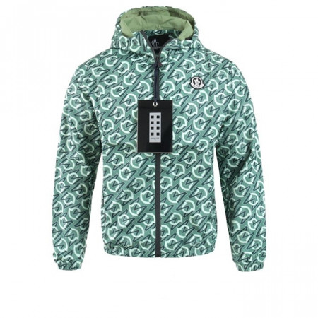 몽클*어   24SS 전판 로고 나염 바람막이