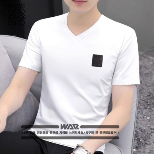 LOE*E   패치 로고 v넥 티셔츠