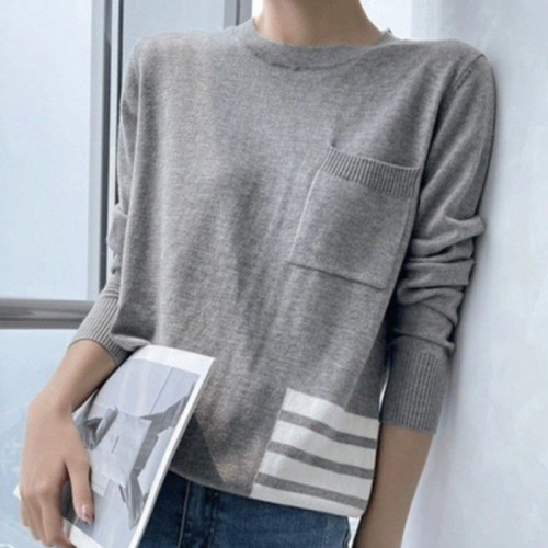 톰브*운   포켓 라운드니트 (9760)