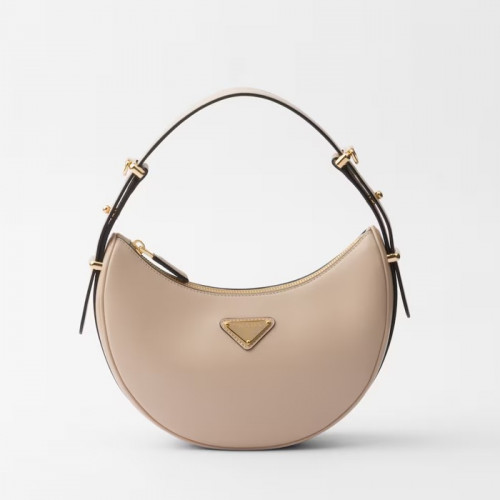 PRADA 프라다 아르케 가죽 숄더백 - 트래버틴