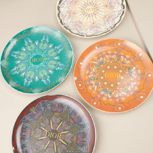 DI*R   메종 빈티지 럭셔리 플레이트 접시 SET (4pcs)