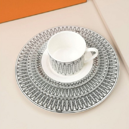 에르*스   H Deco 플레이트 접시 컵 세트