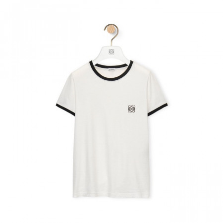 LOEWE 슬림 핏 티셔츠 핏 - 코튼 화이트