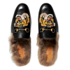 GUCCI 프린스타운 타이거자수 퍼 가죽 블로퍼