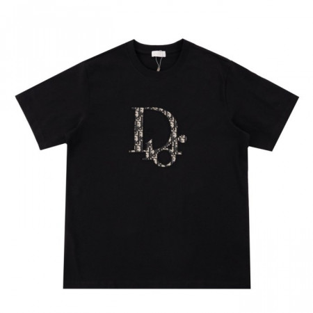 DI*R  2024 DIO 오블리크 면실크 반팔