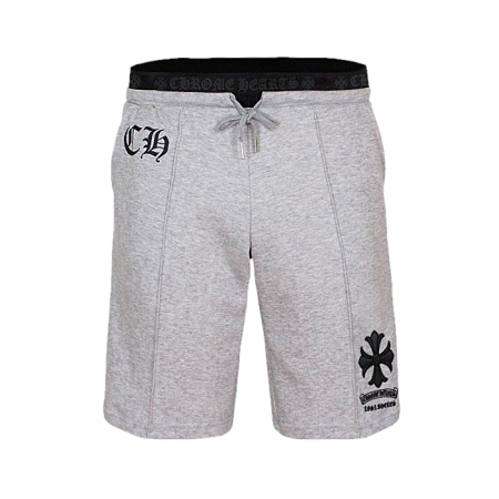 Chrome hearts 레더패치 레터링 반바지