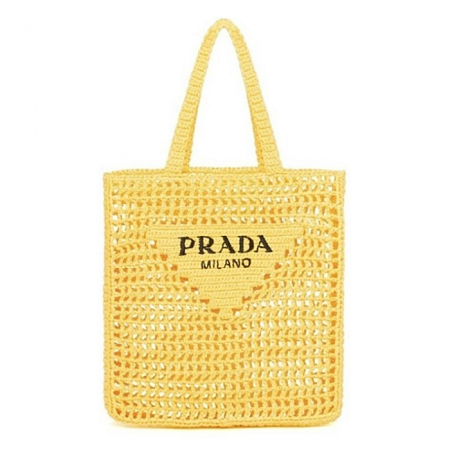 PRA*A   라피아 토트백 그물백 왕골가방