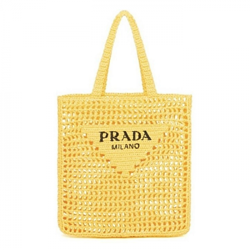 PRA*A   라피아 토트백 그물백 왕골가방