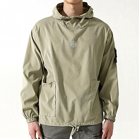 STONE ISLAND 와펜패치 세미 오버핏 아노락