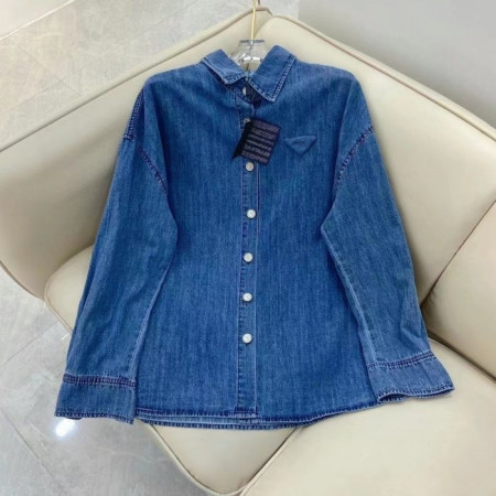 PRA*A   데님 셔츠