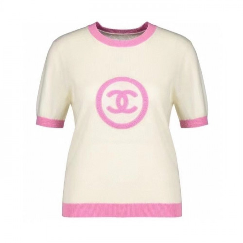 CHAN*L   로고 반팔니트