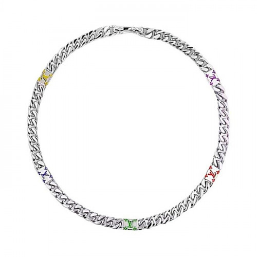 루이*통 LOUIS VUITTON LV 모자이크 목걸이