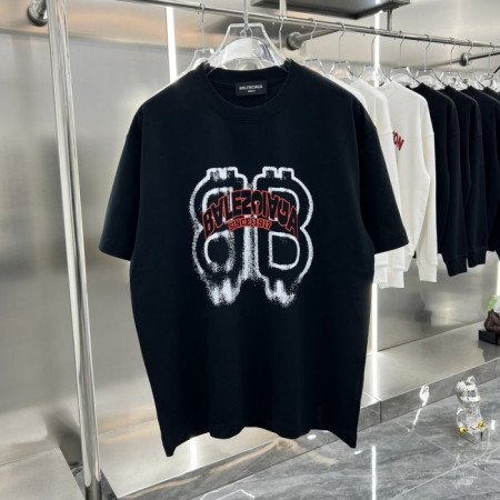 BALENCIA*A   블랙 퀄리티 반팔 60