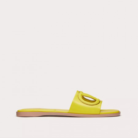 VALENTINO 브이로고 컷아웃 슬라이드 샌들