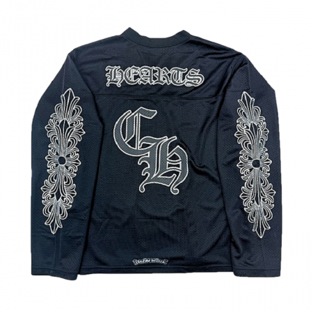 크롬*츠 Chrome hearts 웜 업 저지 - 블랙