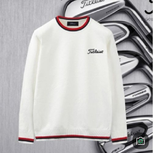 타x틀리스트 레터링 라인 니트