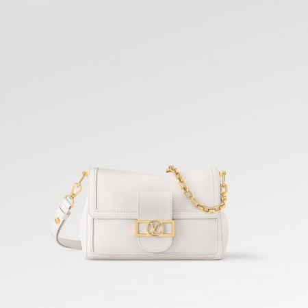 LOUIS VUITTON LV 도핀 소프트 MM - 블랑