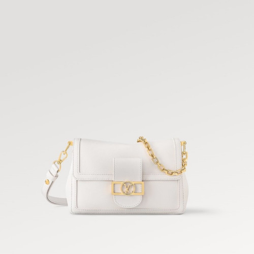 LOUIS VUITTON LV 도핀 소프트 MM - 블랑